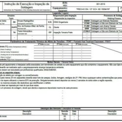 Instrução de Execução e Inspeção de Soldagem